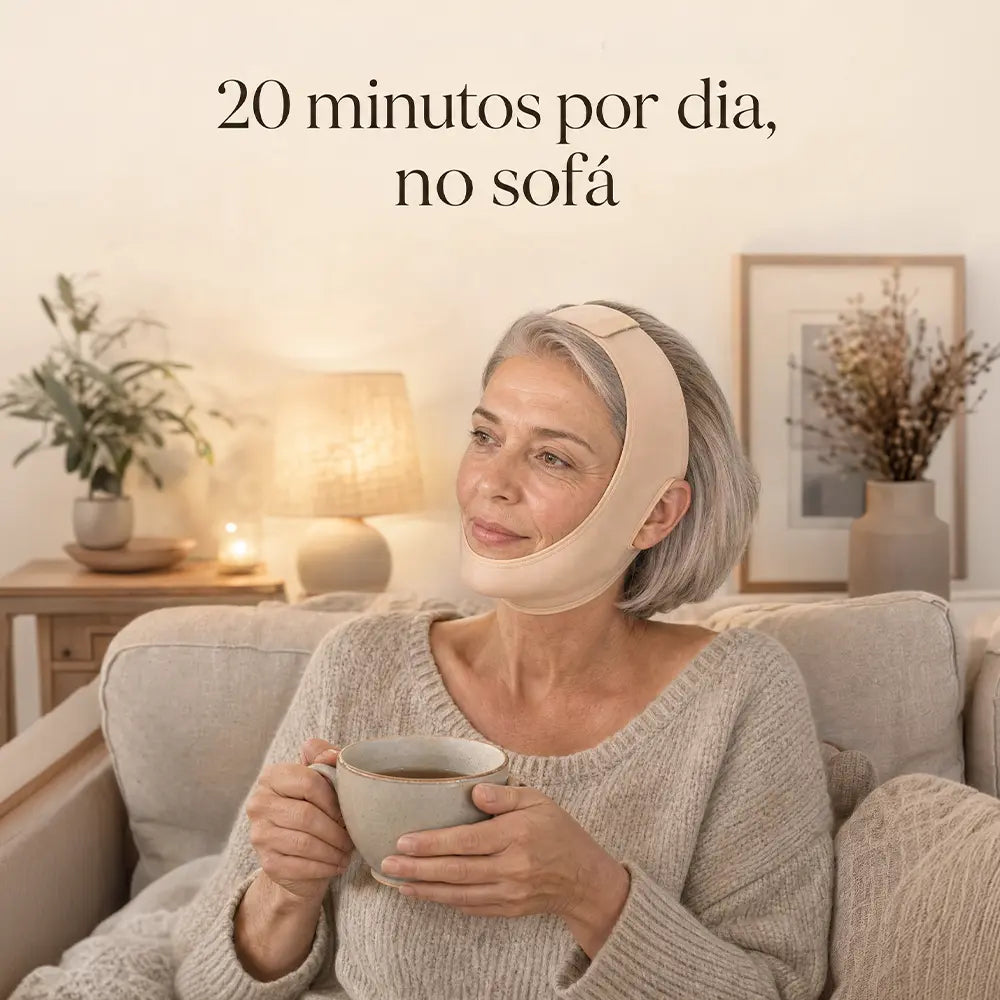 Envoltório Modelador do Queixo e Maxilar