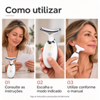 Aparelho LED para Pescoço e Rosto